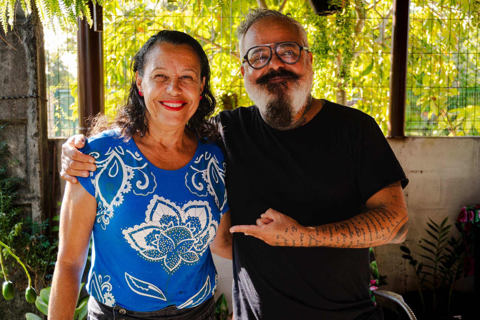 Dona Adélia e Ronaldo Fraga