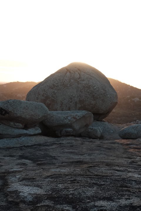 Entardecer no Lajedo de Pai Mateus.