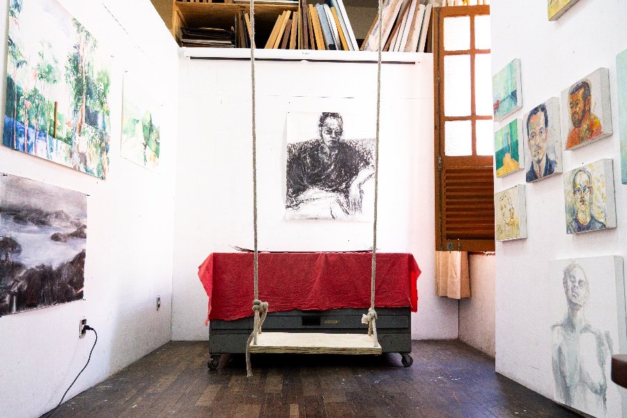Ateliê do artista Fernando Augusto.